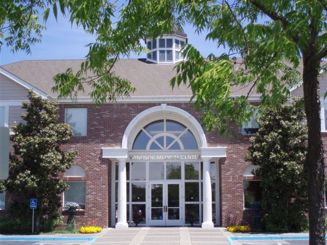 Front door for the Windsor office of Pediatric dentist Dr. Rob Oliver